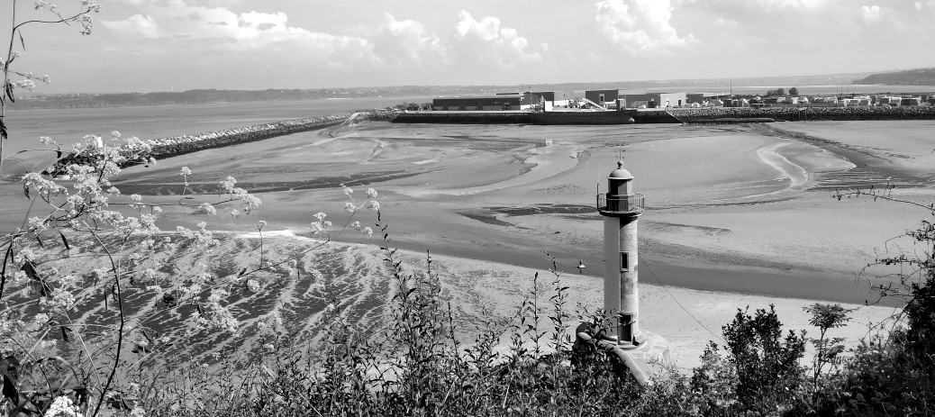 entrée du port marée basse